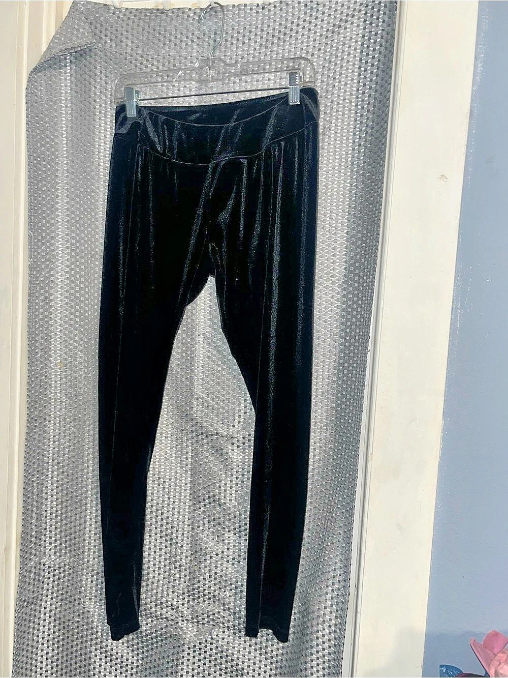 Black Velvet pants1110